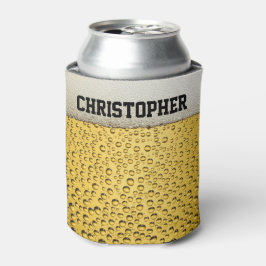 ビールグラスのパーソナライズ 缶クーラー