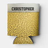 ビールグラスのパーソナライズ 缶クーラー (正面)