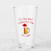 ビールグラスを飲む最も素晴らしい時間だ タンブラーグラス (正面)