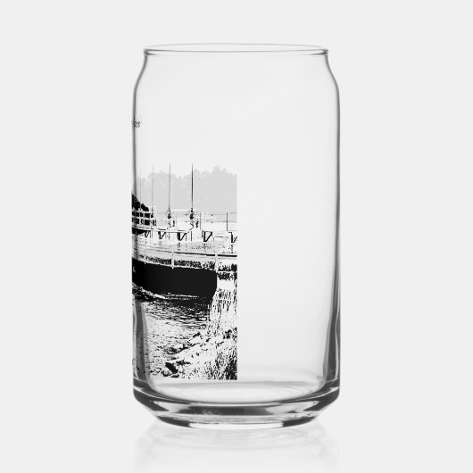 ビールグラス ガラス缶 (左)