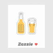 ビールグラス シール (シート)