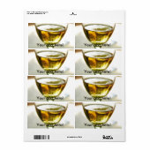 ビールグラス ラベル (フルシート)