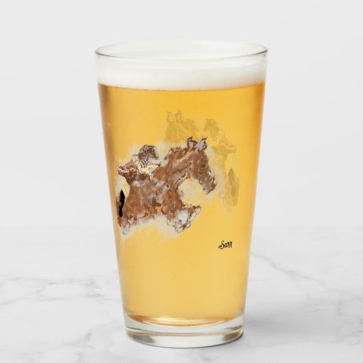 ビールグラス：勝者すべてを獲得 タンブラーグラス (ドリンク裏面)