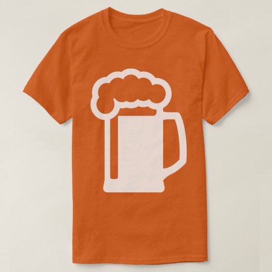 ビールグラス Tシャツ (デザイン正面)
