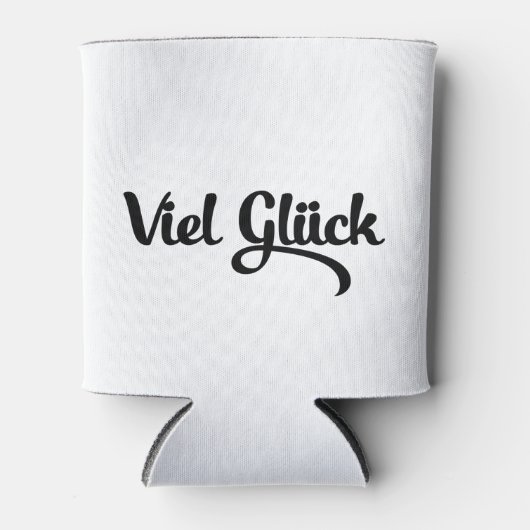 ビールグリュック | Good Luckドイツ語 缶クーラー (正面)