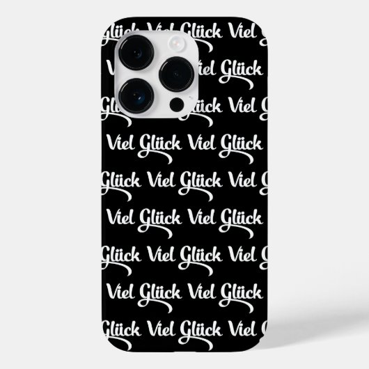 ビールグリュック | Good Luckドイツ語 Case-Mate iPhoneケース (裏面)