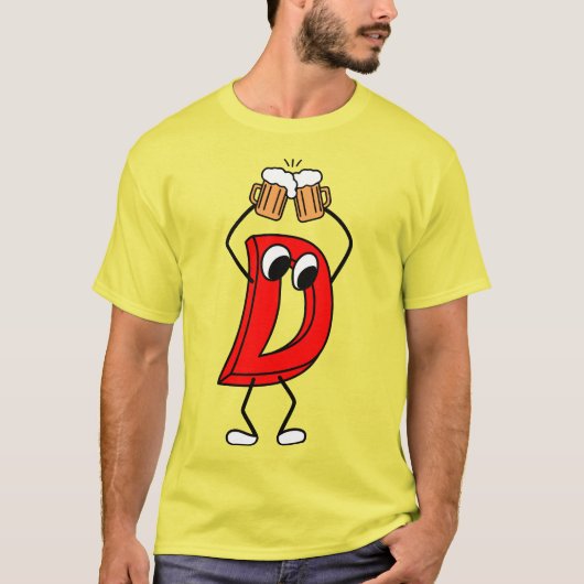 ビールコンフ！T型 Tシャツ (正面)