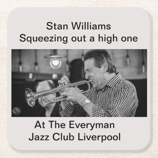 ビールコースター スクエアペーパーコースター (正面)