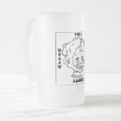 ビールゴーグルのマグ フロストグラスビールジョッキ (正面左)