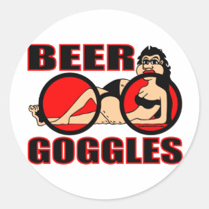 ビールゴーグル ラウンドシール