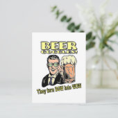 ビールゴーグル – 彼らはBOWをWOWに変える ポストカード (スタンド正面)