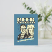 ビールゴーグル:Wowに弓を変える ポストカード (スタンド正面)