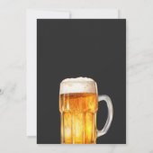 ビールサプライズ誕生日30 40 50 60招待状 招待状 (裏面)