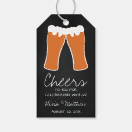 ビールサンキューラベルメッセージカード ギフトタグ