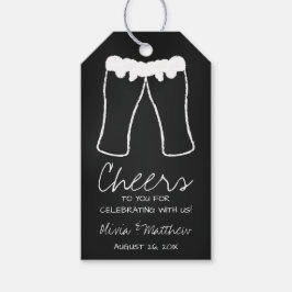 ビールサンキューラベルメッセージカード ギフトタグ