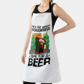 ビールサンタにとって最も素晴らしい時期だ エプロン (インサイチュ)