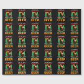 ビールサンタにとって最も素晴らしい時期だ ラッピングペーパー (フラット)