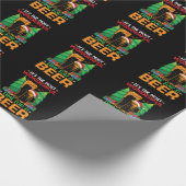 ビールサンタにとって最も素晴らしい時期だ ラッピングペーパー (角)