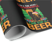 ビールサンタにとって最も素晴らしい時期だ ラッピングペーパー (ロールコーナー)