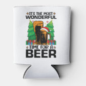 ビールサンタにとって最も素晴らしい時期だ 缶クーラー (正面)