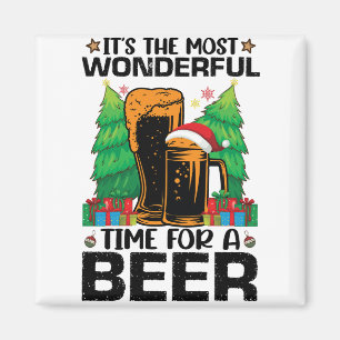 ビールサンタに最適な時期です  マグネット