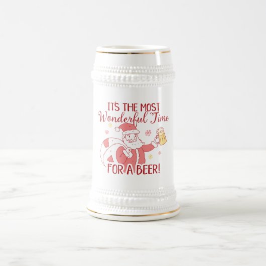 ビールサンタのためのほとんどのすばらしい時間 ビールジョッキ (中央)