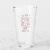 ビールサンタのクリスマスは最高に楽しい時期 タンブラーグラス (裏面)