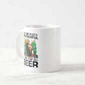 ビールサンタの季節です コーヒーマグカップ (正面左)