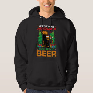 ビールサンタの季節です パーカ