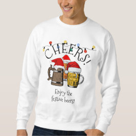 ビールサンタクロース クリスマス ユニセックス スウェットシャツ