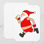 ビールサンタクロース 招待状 (正面/裏面)