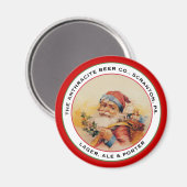ビールサンタ マグネット (正面/裏面)