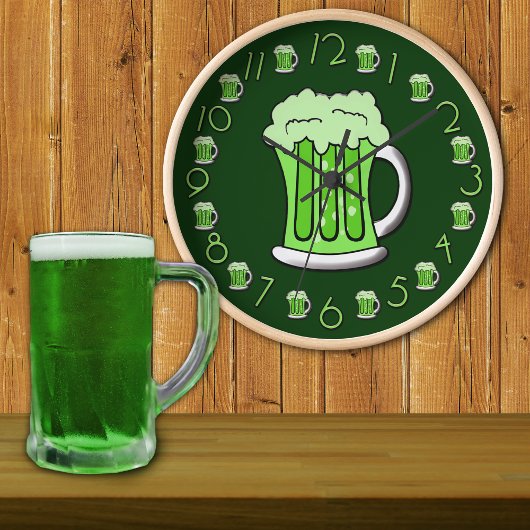 ビールサーティクロックSt patricks day版 壁時計