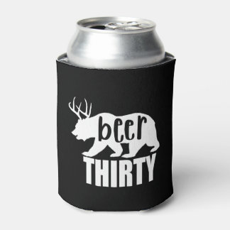 ビールサーティクーラーボックス/Koozie |ブロック文字 缶クーラー
