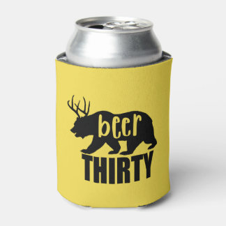 ビールサーティクーラーボックス/Koozie |ブロック文字 缶クーラー