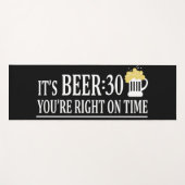 ビールサーティヨガおもしろいエクササイズ ヨガマット (正面(横))