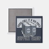 ビールシックスパックカスタムマグネット マグネット (正面/裏面)