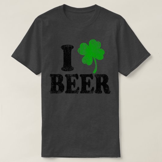 ビールシャムロックセント大好き Tシャツ (デザイン正面)