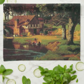 ビールシュタットアルバート素朴ア・ミル キッチンタオル (折り畳み)