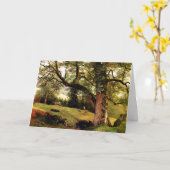 ビールシュタット – 木々を抜ける道 カード (黄色い花)