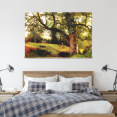 ビールシュタット – 木々を抜ける道 キャンバスプリント (インサイチュ (寝室))