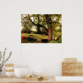 ビールシュタット – 木々を抜ける道 ポスター (キッチン)