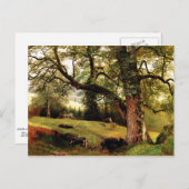 ビールシュタット – 木々を抜ける道 ポストカード (正面/裏面)