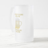 ビールジョギング フロストグラスビールジョッキ (正面左)