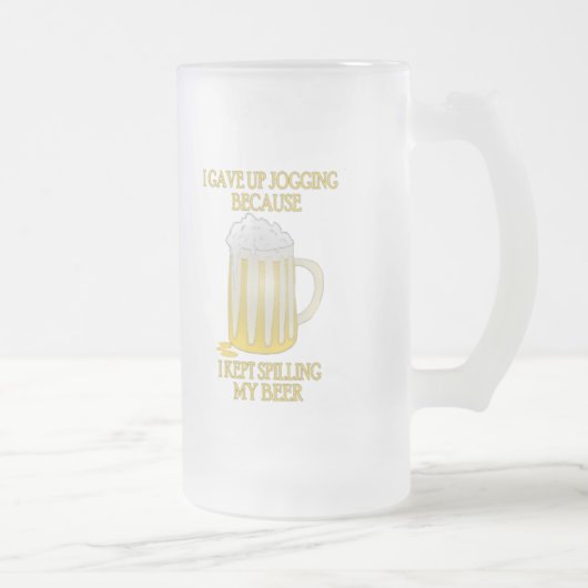 ビールジョギング フロストグラスビールジョッキ (右)