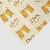 ビールジョッキの誕生日包装紙 薄葉紙 (詳細)