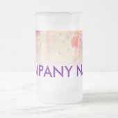 ビールジョッキ、桃色曇らされたマグ-ちょうど フロストグラスビールジョッキ (中央)