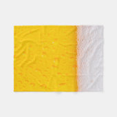 ビールスイーツ/ビールオンタップ フリースブランケット (正面(横))