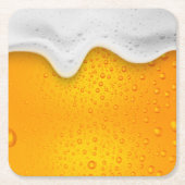 ビールスクエア紙コースター スクエアペーパーコースター (正面)