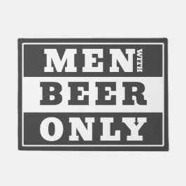 ビールスタイリッシュ好きの看板 ドアマット